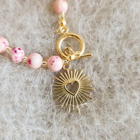 Charms - serce słońce