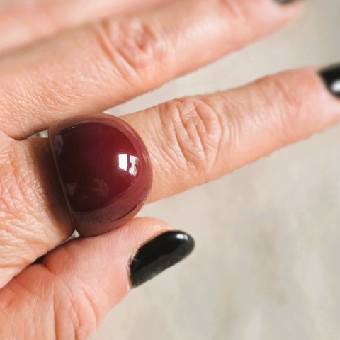 Pierścionek Burgund